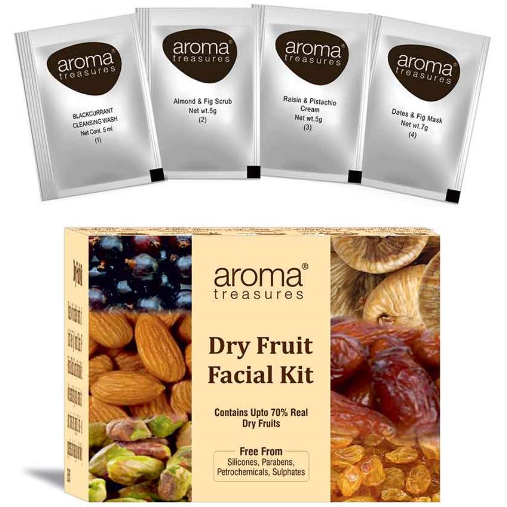 Aroma Treasures Dry Fruit Diy Facial Kit (22g) Aroma Treasures Dry Fruit Diy Facial Kit (22g)