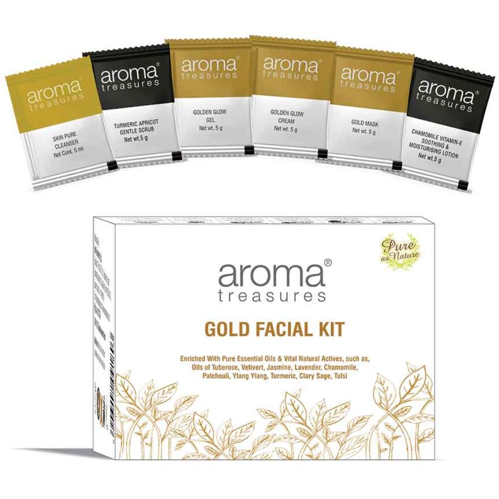 Aroma Treasures Gold Diy Facial Kit All Skin Types (30g)
