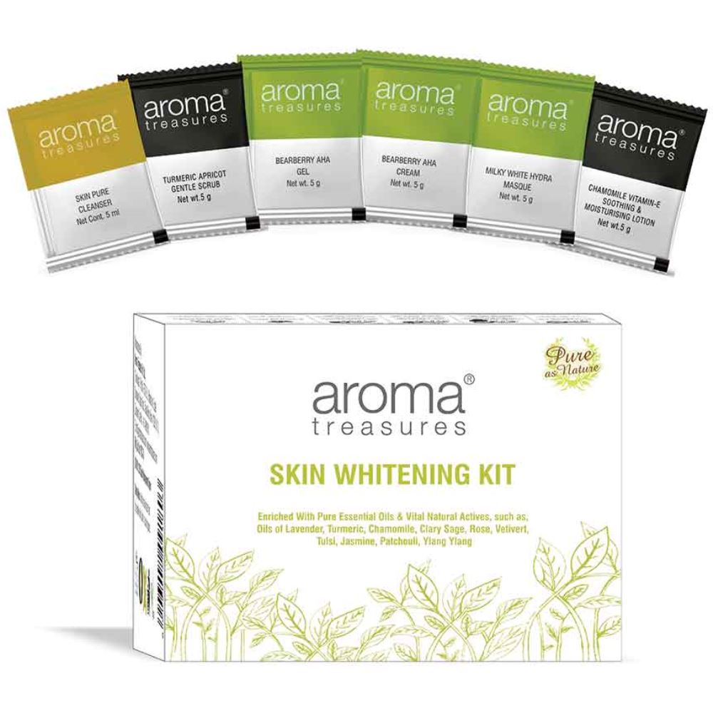 Aroma Treasures Skin Whitening Diy Facial Kit All Skin Types (30g)