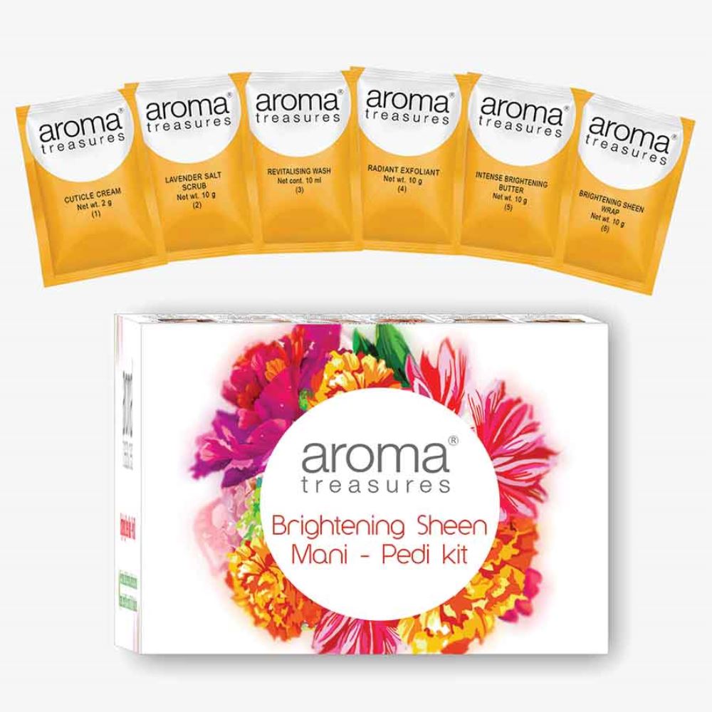 Aroma Treasures Brightening Sheen Mani Pedi Kit (52g) Aroma Treasures Brightening Sheen Mani Pedi Kit (52g)
