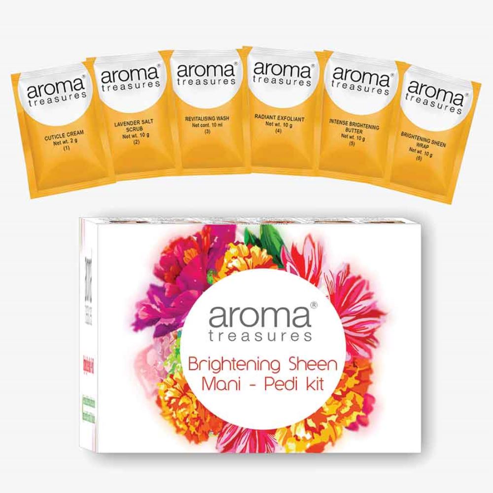 Aroma Treasures Brightening Sheen Mani Pedi Kit (52g)