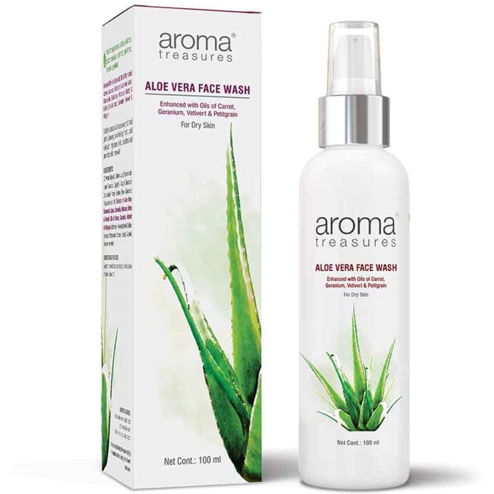 Aroma Treasures Aloe Vera Face Wash (100ml)