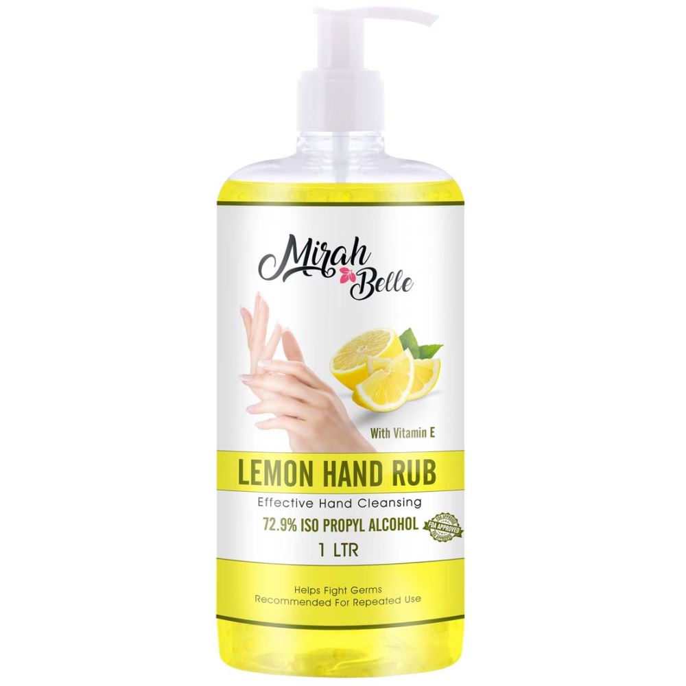 Mirah Belle Lemon Hand Rub Sanitizer (1000ml)