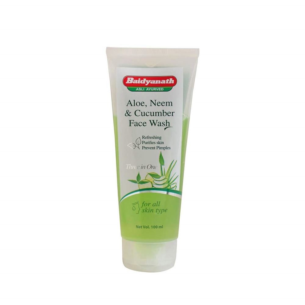 Baidyanath Aloe, Neem And Cucumber Face Wash (100ml)