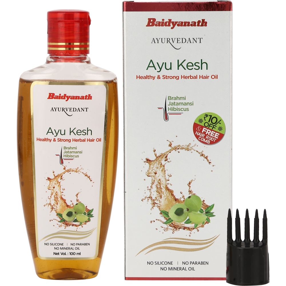 Baidyanath Jhansi Ayu Kesh Herbal Hair Oil (100ml)