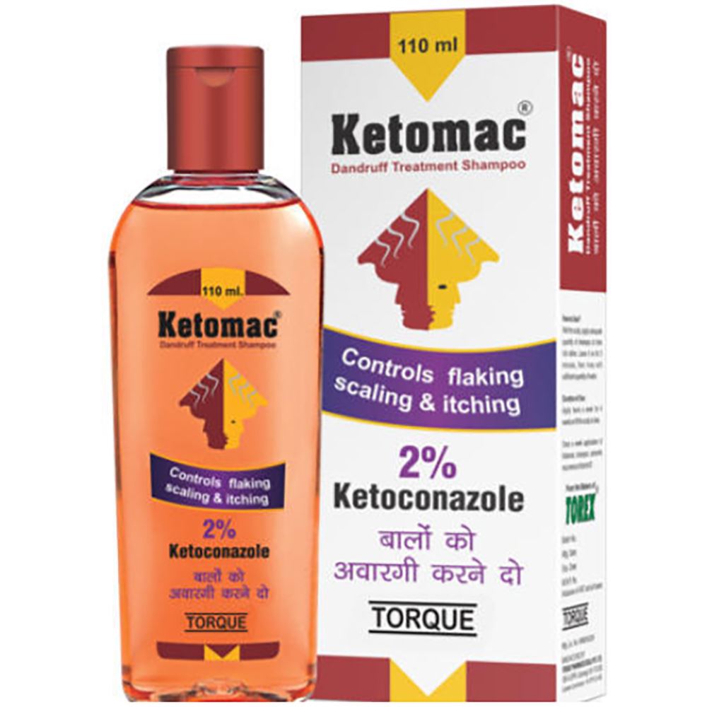 Torque Ketomac Dandruff Treatment Ketoconazole Shampoo (110ml)