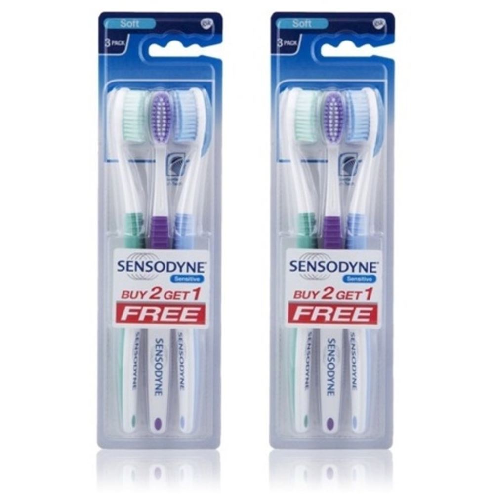 Sensodyne Sensitive Gentle On Teeth Toothbrush (6pcs)