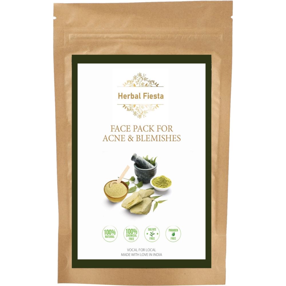 Herbal Fiesta Face Pack For Acne And Blemishes  (200g)
