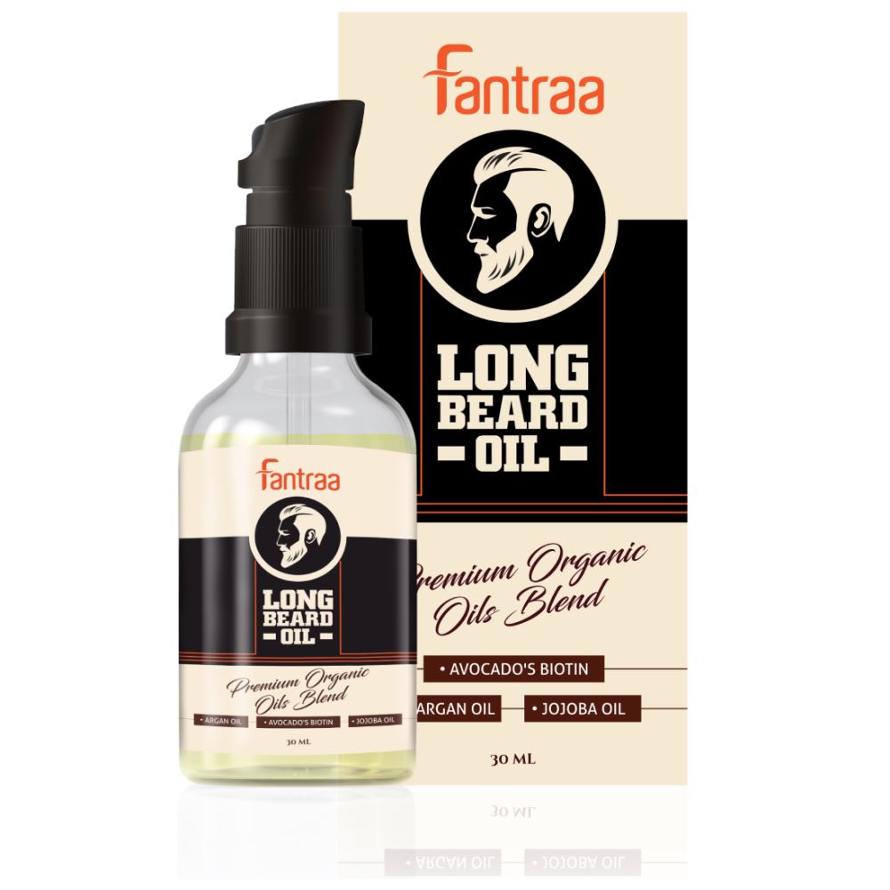 Fantraa Long Beard Oil Enrich With Argan Oil (30ml)