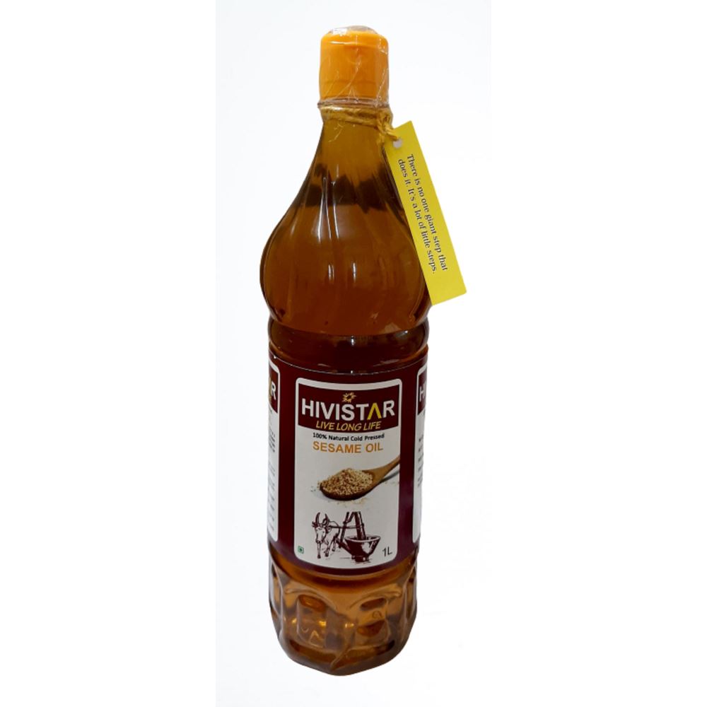 Hivistar Natural Cold Pressed Sesame Oil (1liter) Hivistar Natural Cold Pressed Sesame Oil (1liter)