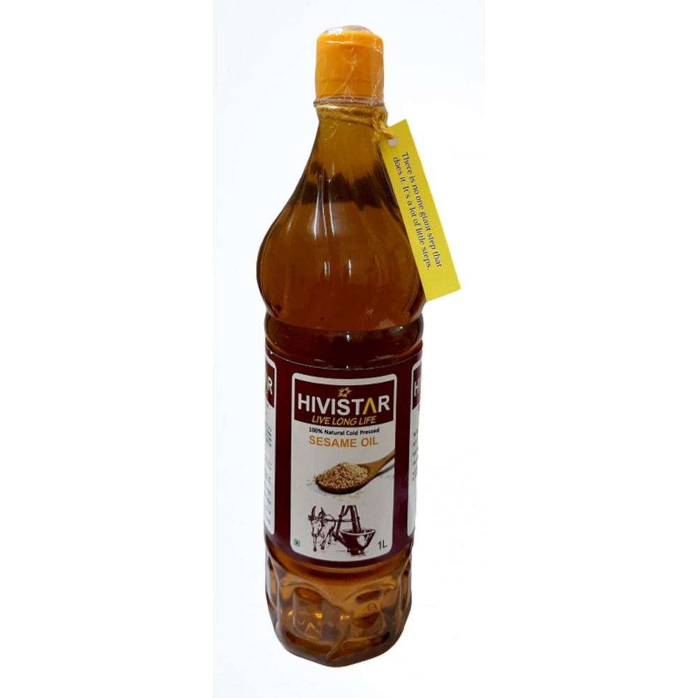 Hivistar Natural Cold Pressed Sesame Oil (1liter)