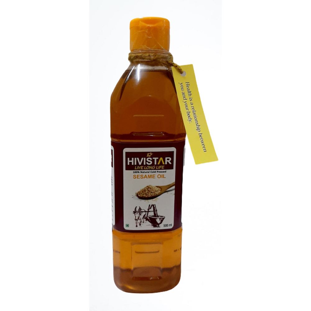 Hivistar Natural Cold Pressed Sesame Oil (500ml)