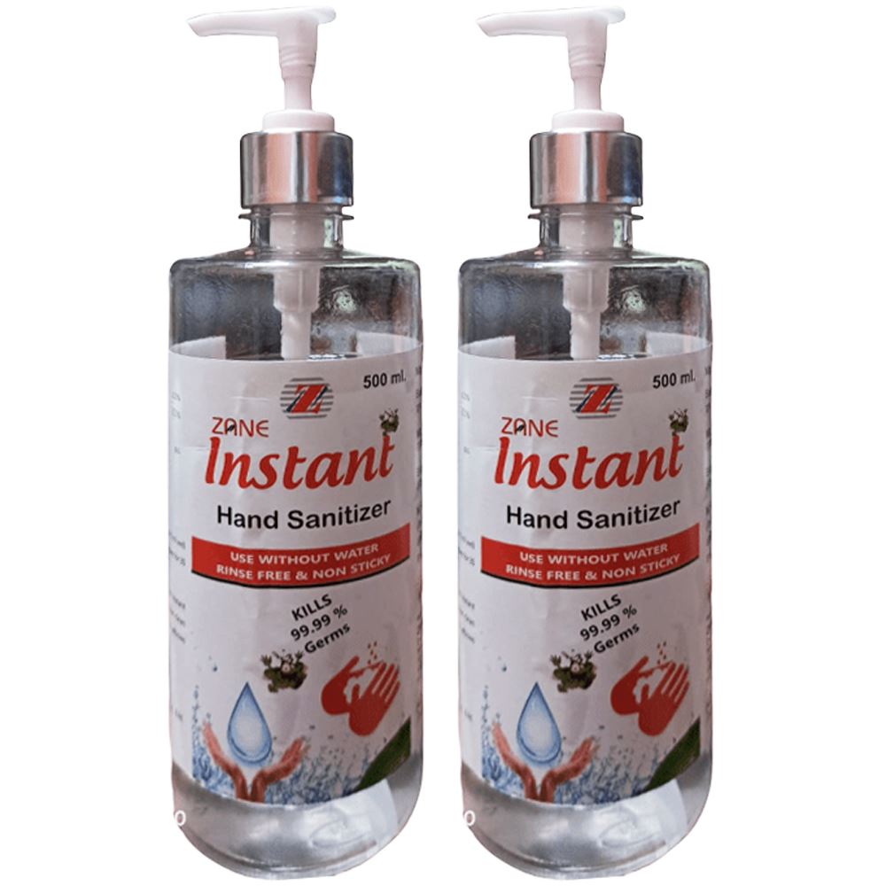 Zane Instant Hand Sanitizer (Mist Spray) (500ml, Pack of 2)