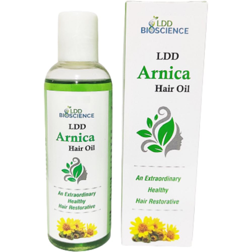 Buy LDD Bioscience Arnica Hair Oil (100ml) at best price | Homoeobazaar Buy LDD Bioscience Arnica Hair Oil (100ml) at best price | Homoeobazaar