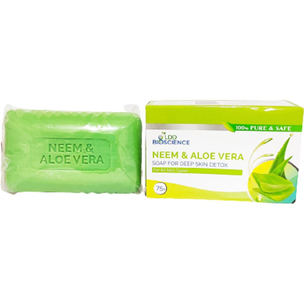 LDD Bioscience Neem & Aloevera Soap (75g) LDD Bioscience Neem & Aloevera Soap (75g)