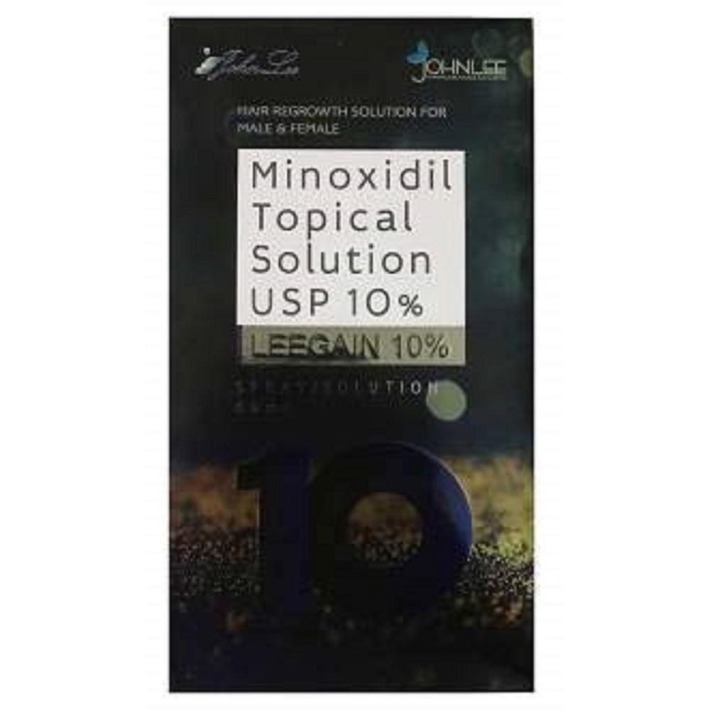 Johnlee Minoxidil Leegain 10% Solution/Spray For Hair Loss Treatment For Men & Women (60ml)