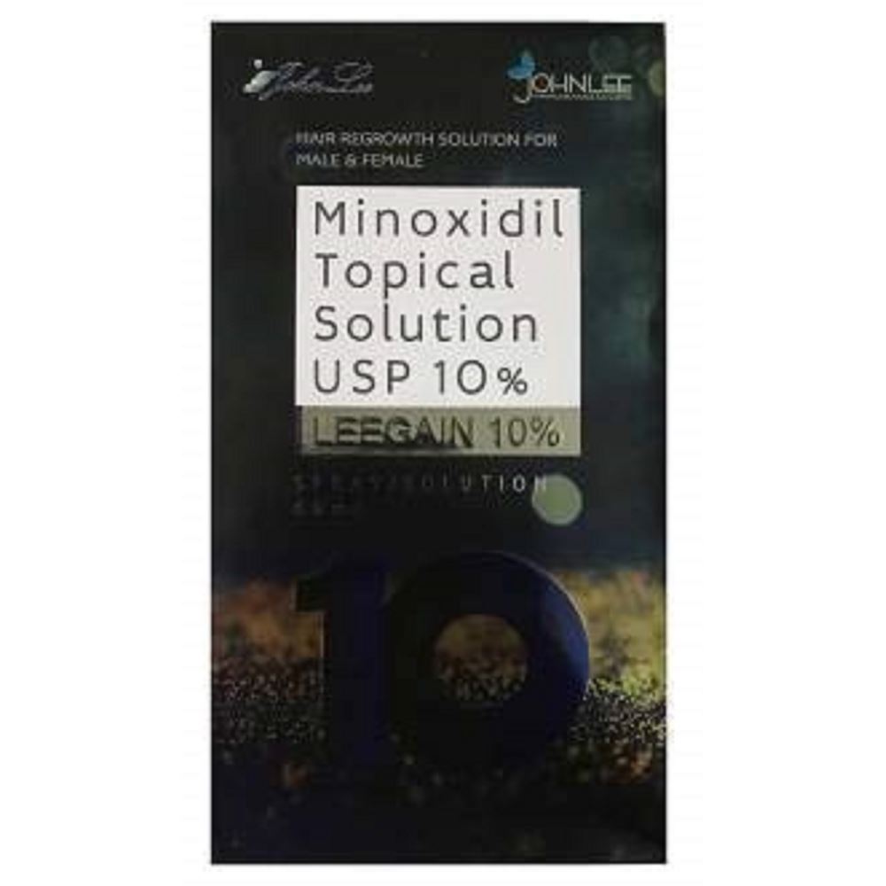 Johnlee Minoxidil Leegain 10% Solution/Spray For Hair Loss Treatment For Men & Women (60ml) Johnlee Minoxidil Leegain 10% Solution/Spray For Hair Loss Treatment For Men & Women (60ml)