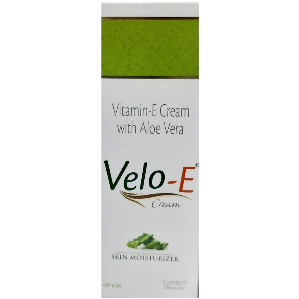 Curetech Skincare Velo-E Vitamin-E Cream With Aloe Vera (60g)