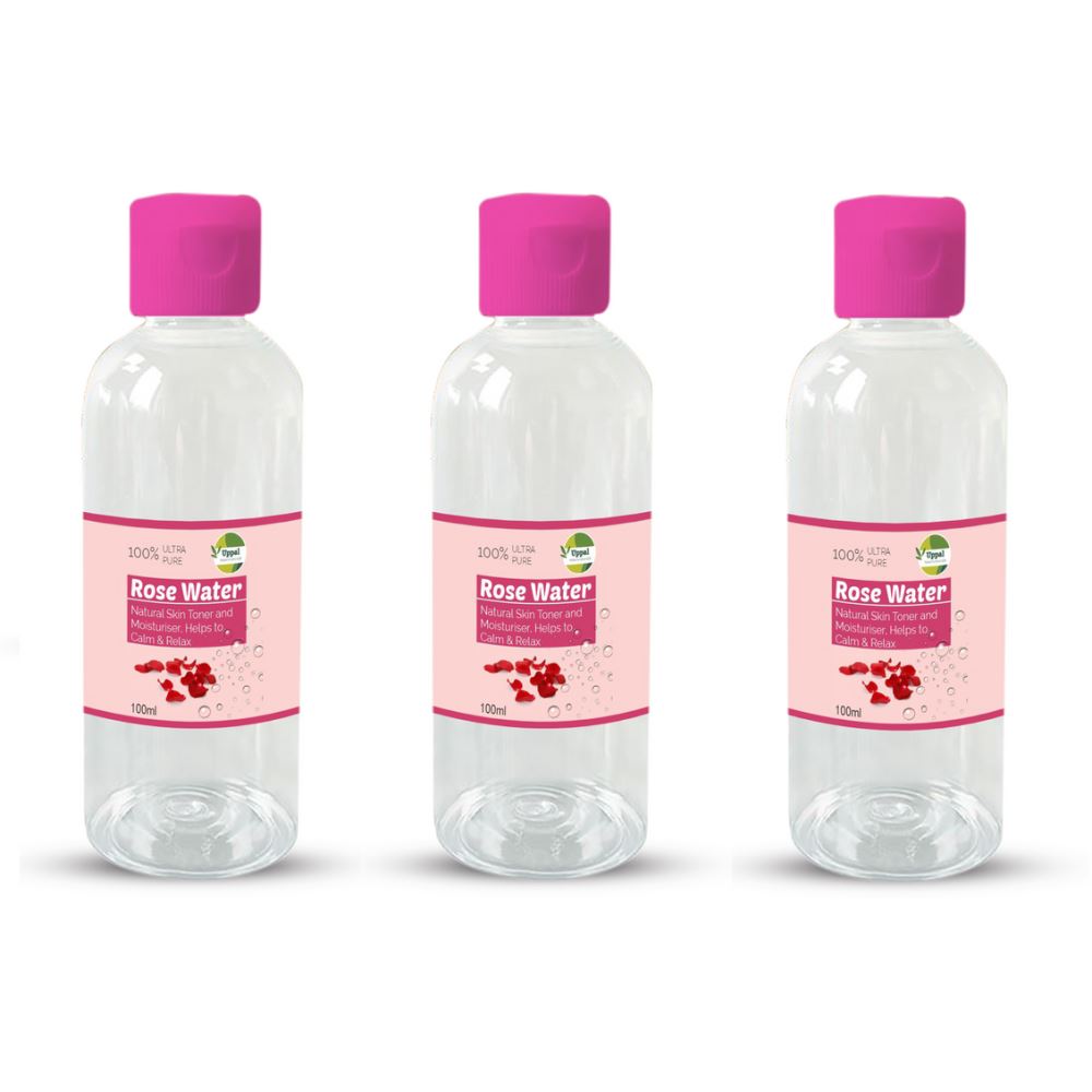 Uppal Herbal Pure Natural Rose Water Gulab Jal (100ml, Pack of 3) Uppal Herbal Pure Natural Rose Water Gulab Jal (100ml, Pack of 3)