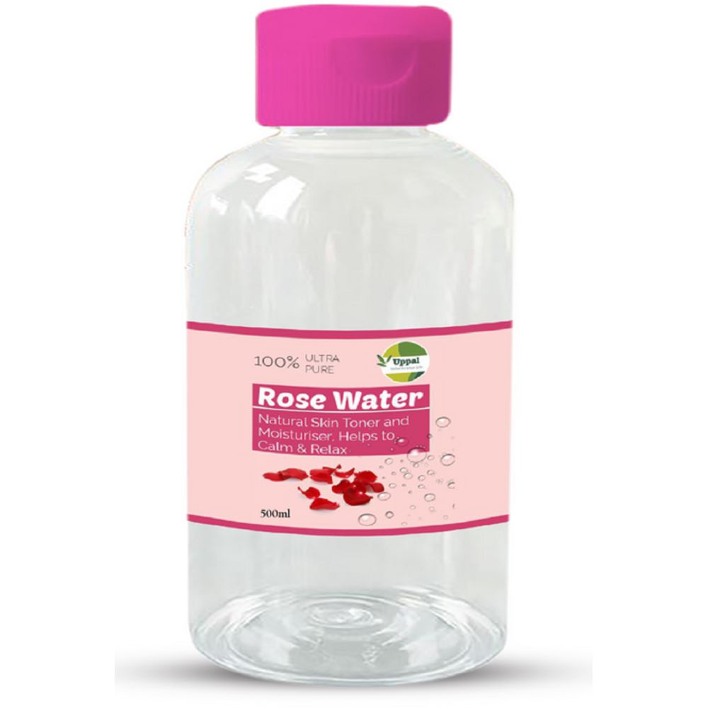Uppal Herbal Pure Natural Rose Water Gulab Jal (500ml)