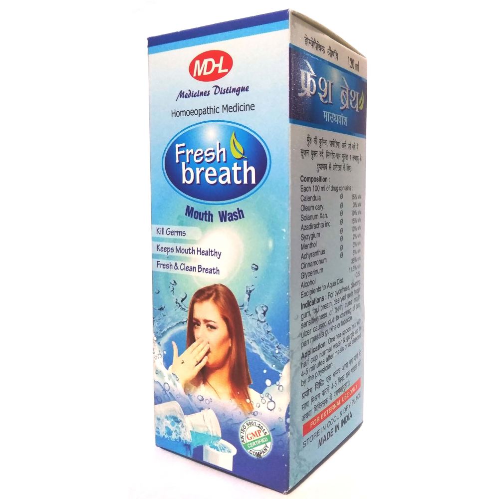 MDHL Fresh Breath Mouth Wash (120ml) MDHL Fresh Breath Mouth Wash (120ml)