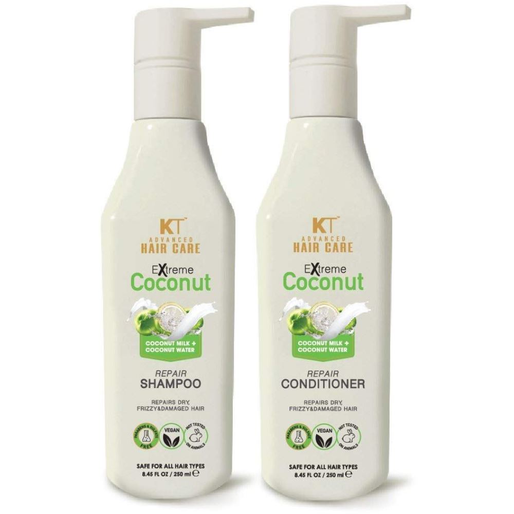 KT Advance Extreme Coconut Repair Shampoo And Conditioner (250ml, Pack of 2) KT Advance Extreme Coconut Repair Shampoo And Conditioner (250ml, Pack of 2)
