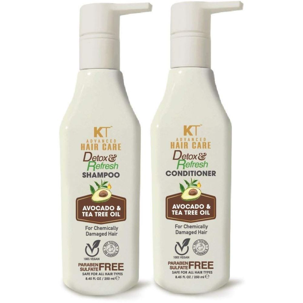 KT Advance Hair Care Detox And Refresh Shampoo And Conditioner (250ml, Pack of 2)