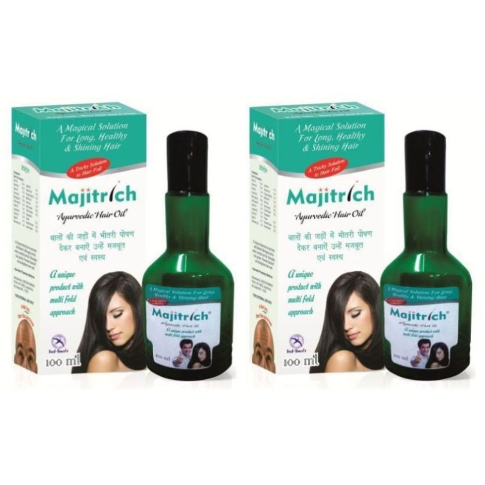Ind Swift Majitrich Hair Solution Oil (100ml, Pack of 2)