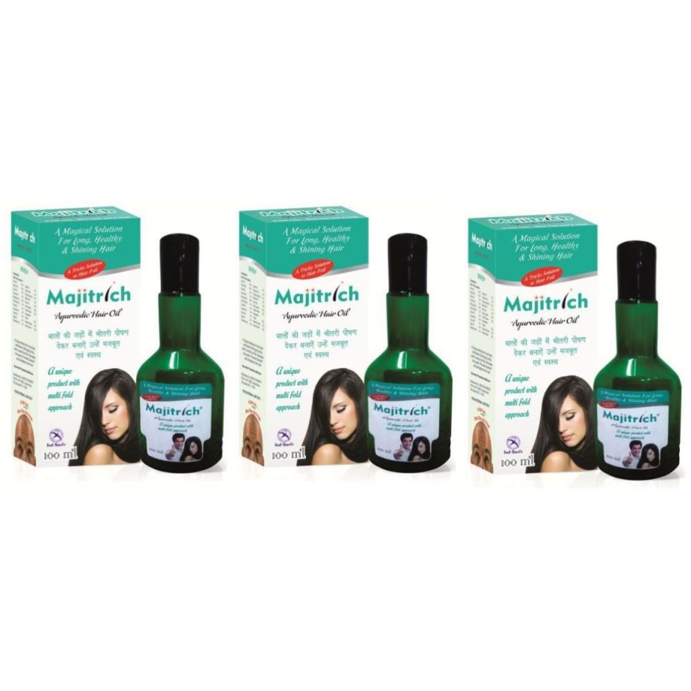 Ind Swift Majitrich Hair Solution Oil (100ml, Pack of 3)