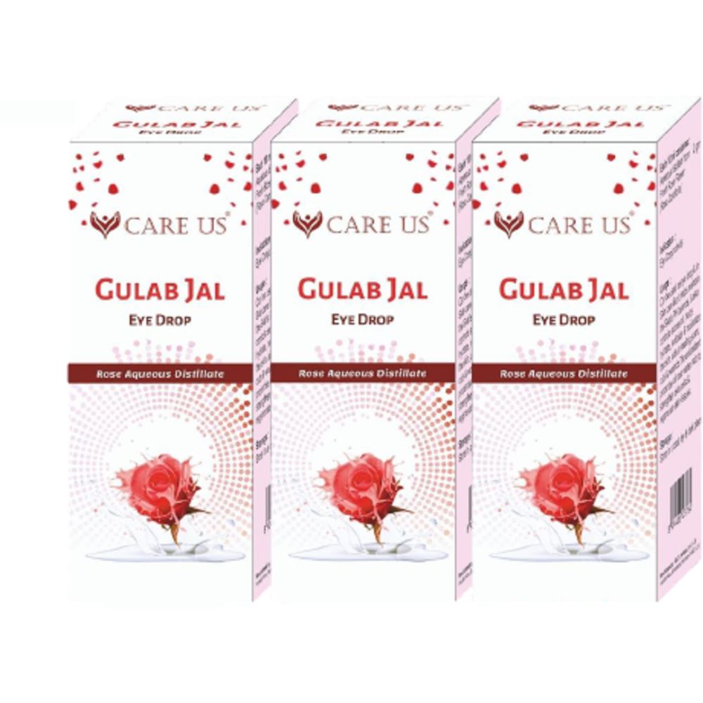 Care Us Gulab Jal Eye Drop (5ml, Pack of 3)