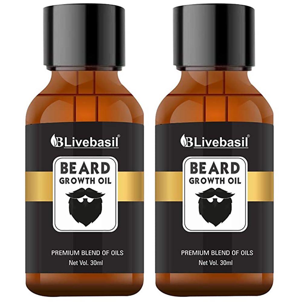 Livebasil Overseas Beard And Hair Growth Oil (30ml, Pack of 2) Livebasil Overseas Beard And Hair Growth Oil (30ml, Pack of 2)