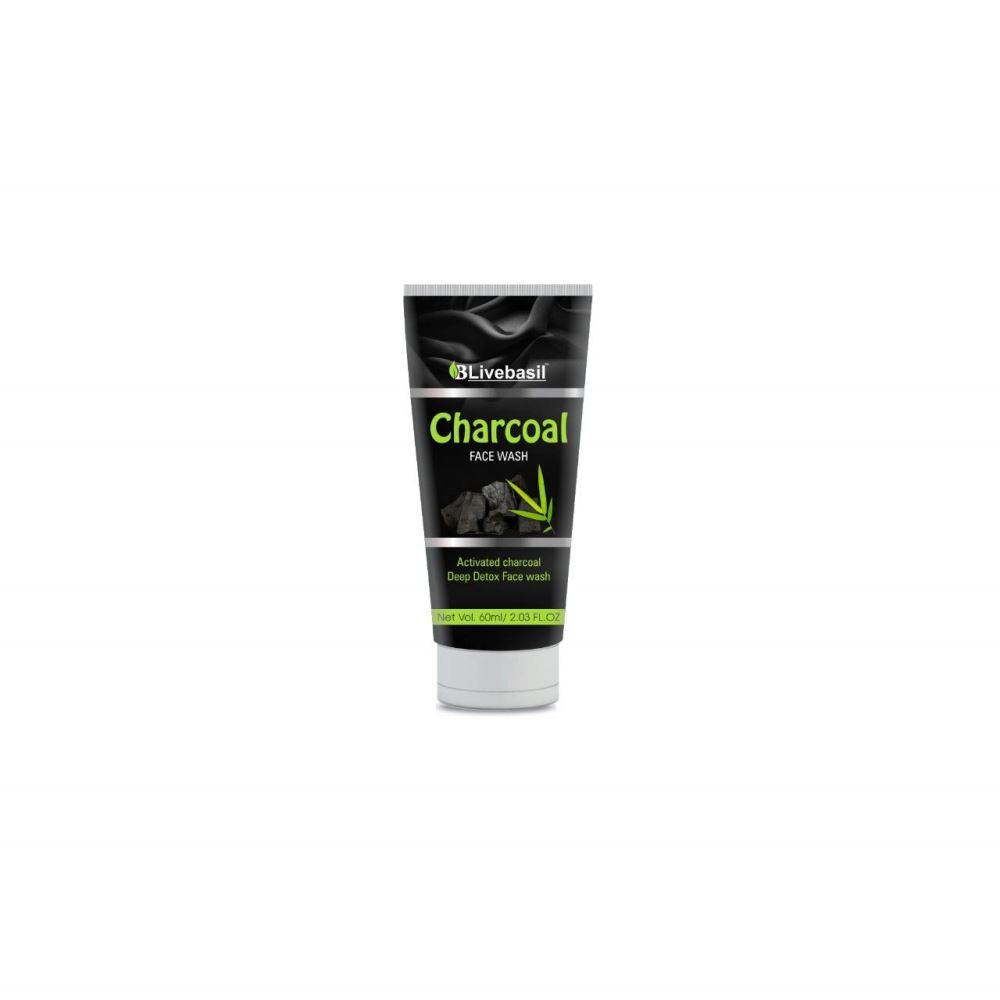 Livebasil Overseas Charcoal Face Wash (60ml)