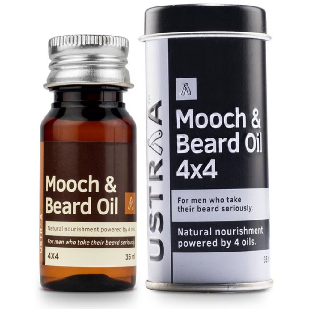 Ustraa Mooch And Beard Oil (35ml)