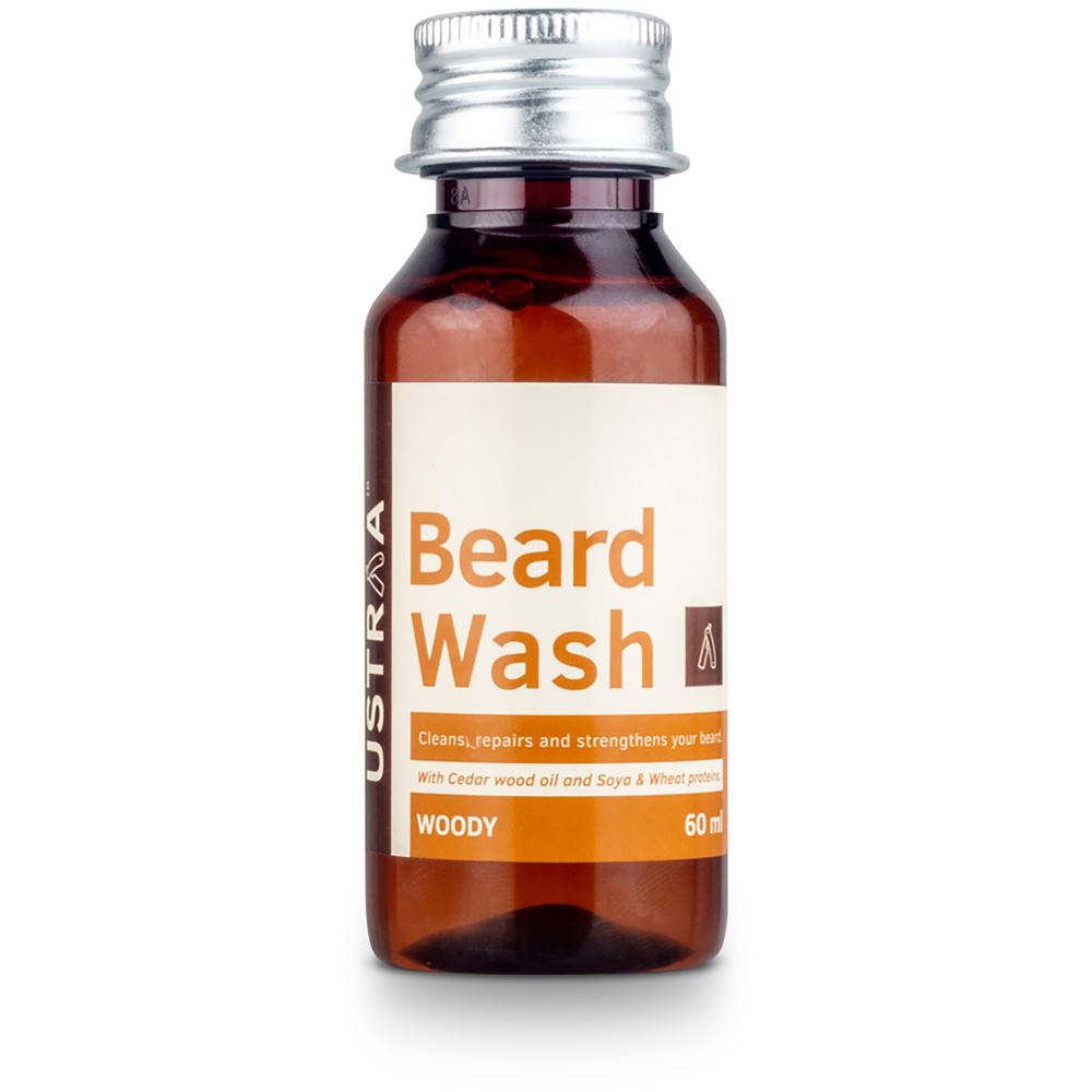 Ustraa Beard Wash Woody (60ml)