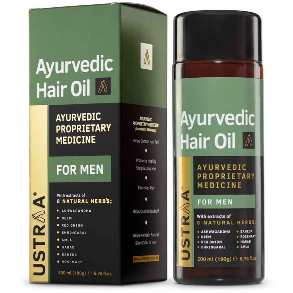 Ustraa Ayurvedic Hair Oil (200ml)