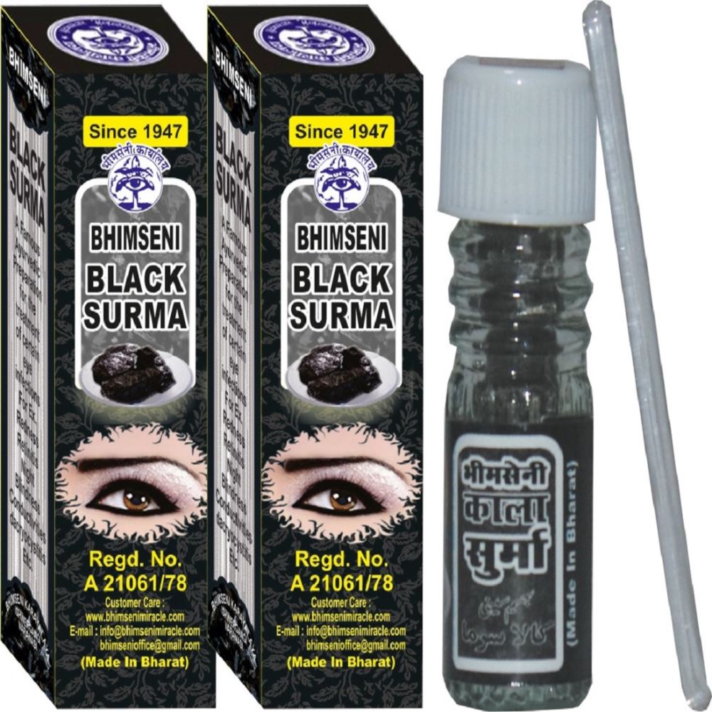 Bhimseni Black Surma (1.5g, Pack of 2)