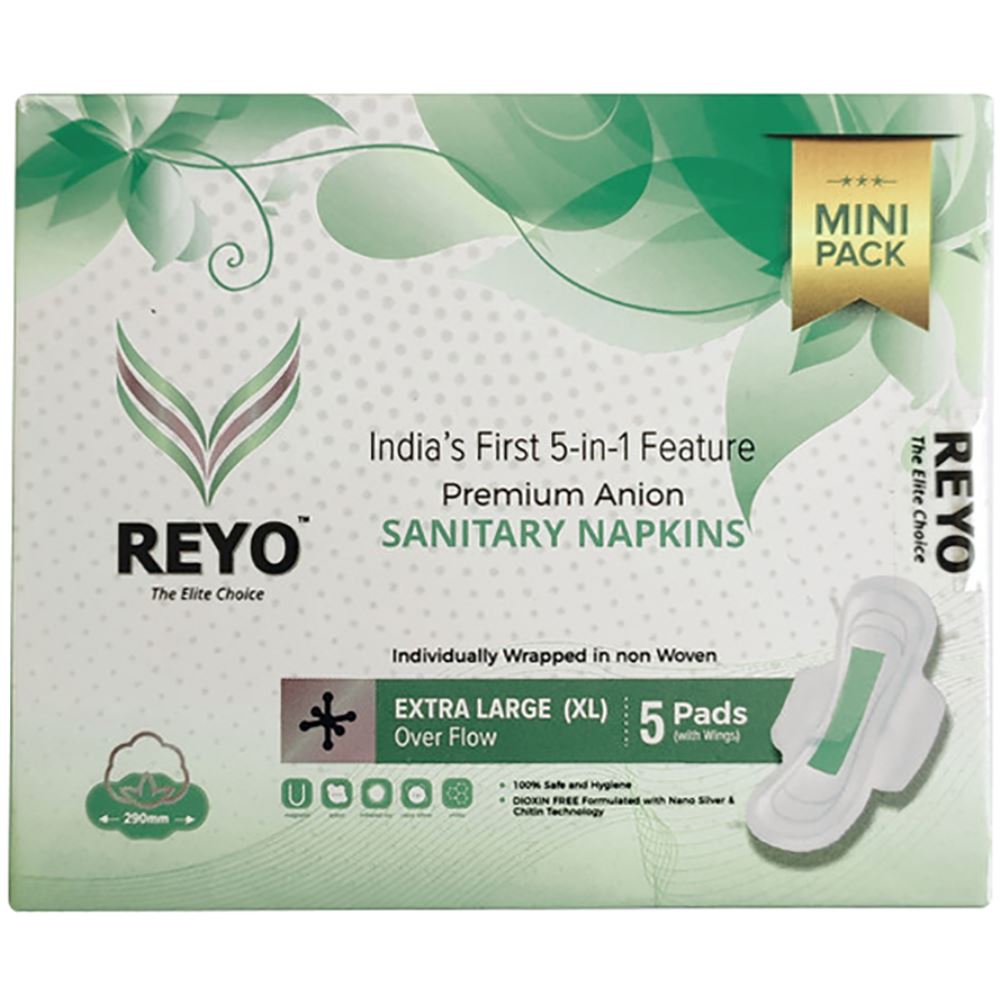 Reyo Anion Premium Sanitary Napkins (290MM) (5pcs) Reyo Anion Premium Sanitary Napkins (290MM) (5pcs)