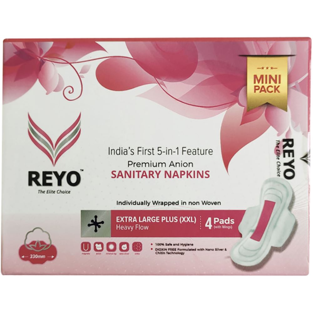 Reyo Anion Premium Sanitary Napkins (330MM) (4pcs) Reyo Anion Premium Sanitary Napkins (330MM) (4pcs)