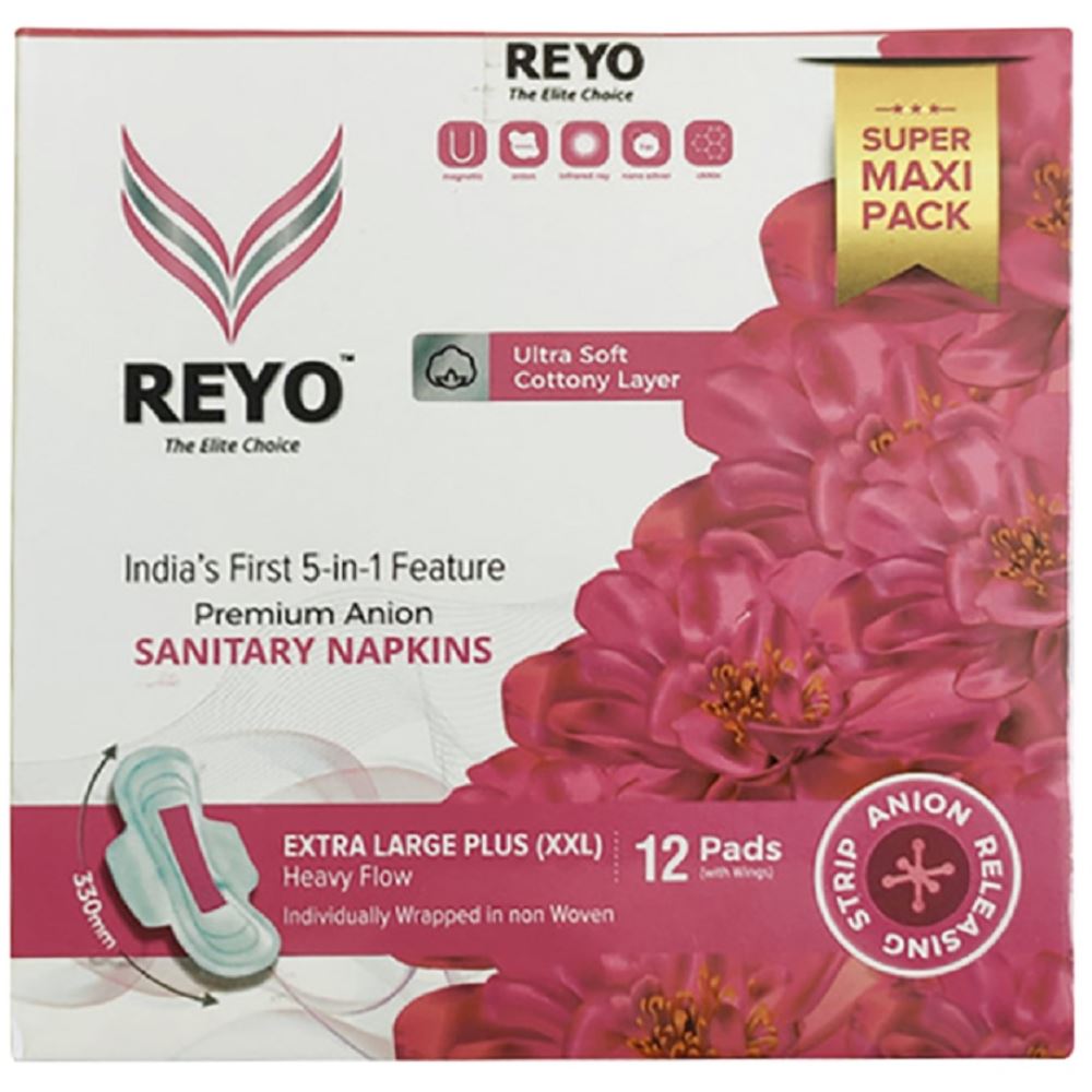 Reyo Anion Premium Sanitary Napkins (330MM) (12pcs)
