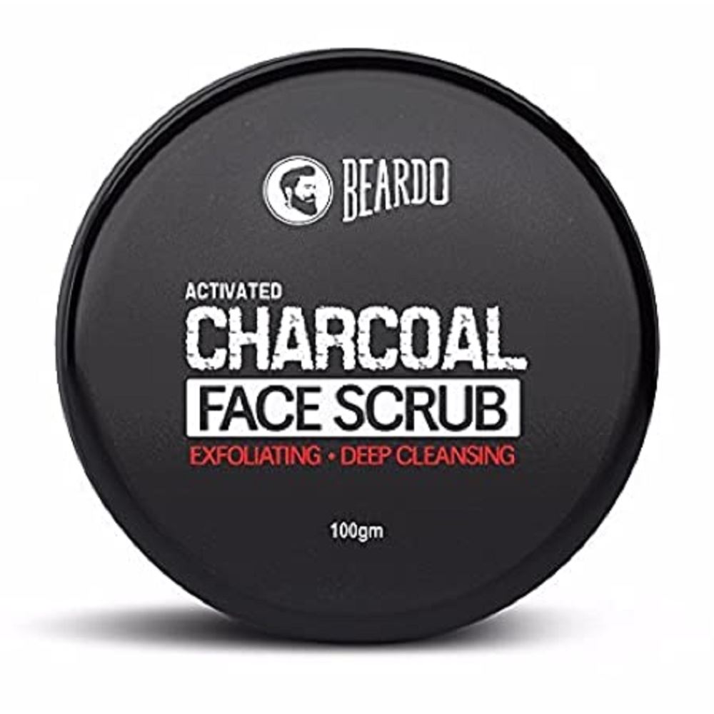 Beardo Activated Charcoal Face Scrub (100g)