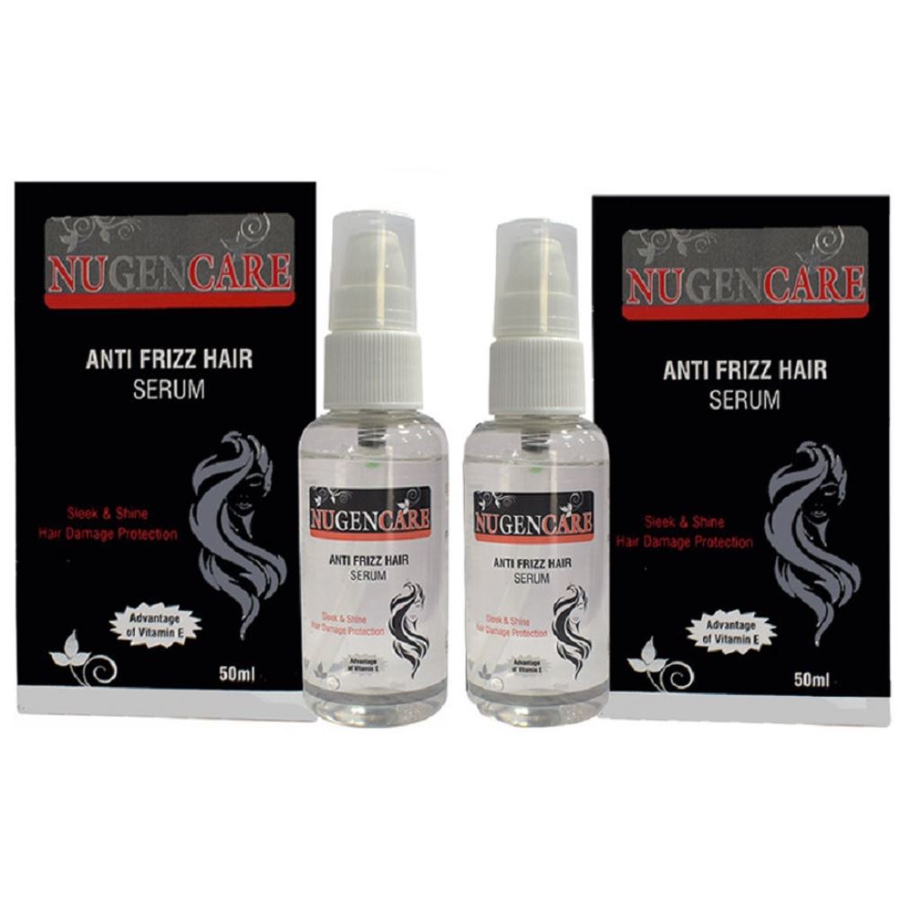 Nugencare Anti Frizz Hair Serum (50ml, Pack of 2)