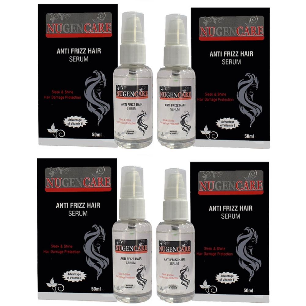 Nugencare Anti Frizz Hair Serum (50ml, Pack of 4)