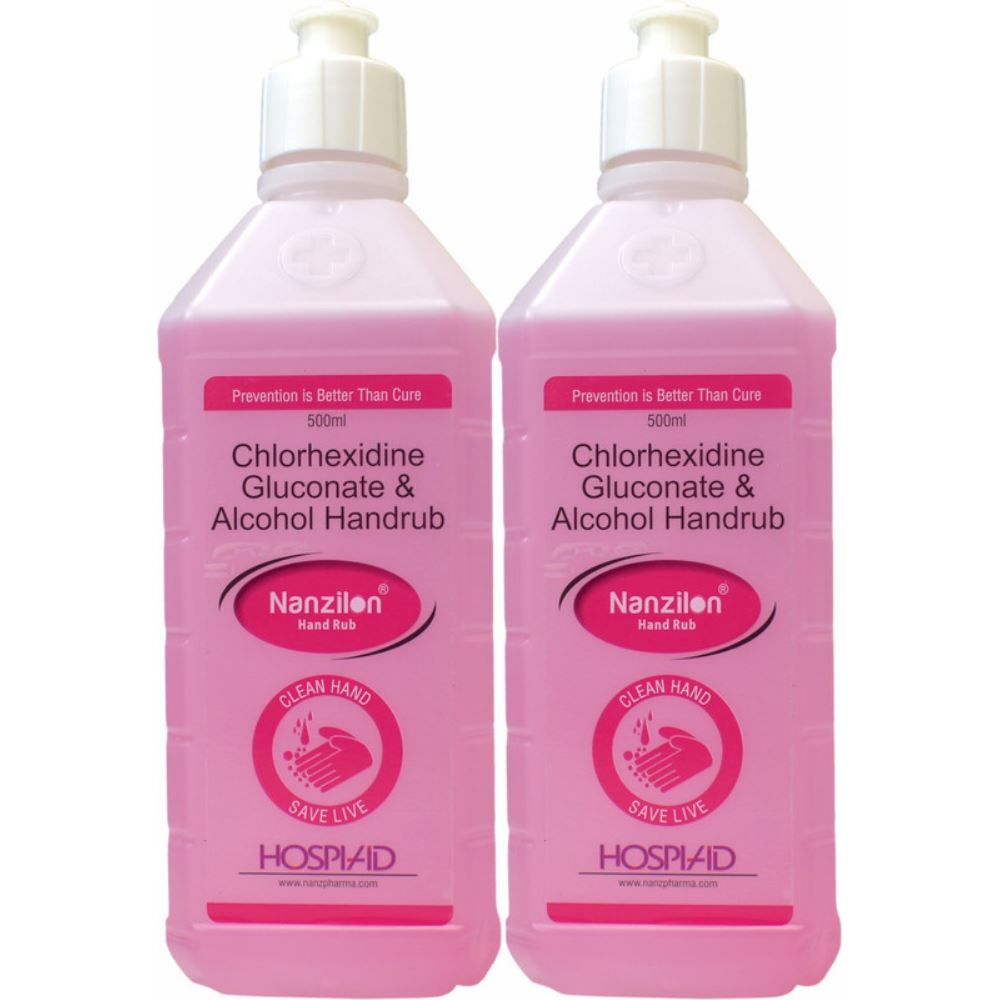 Nanzilon Liquid Handrub (500ml, Pack of 2) Nanzilon Liquid Handrub (500ml, Pack of 2)