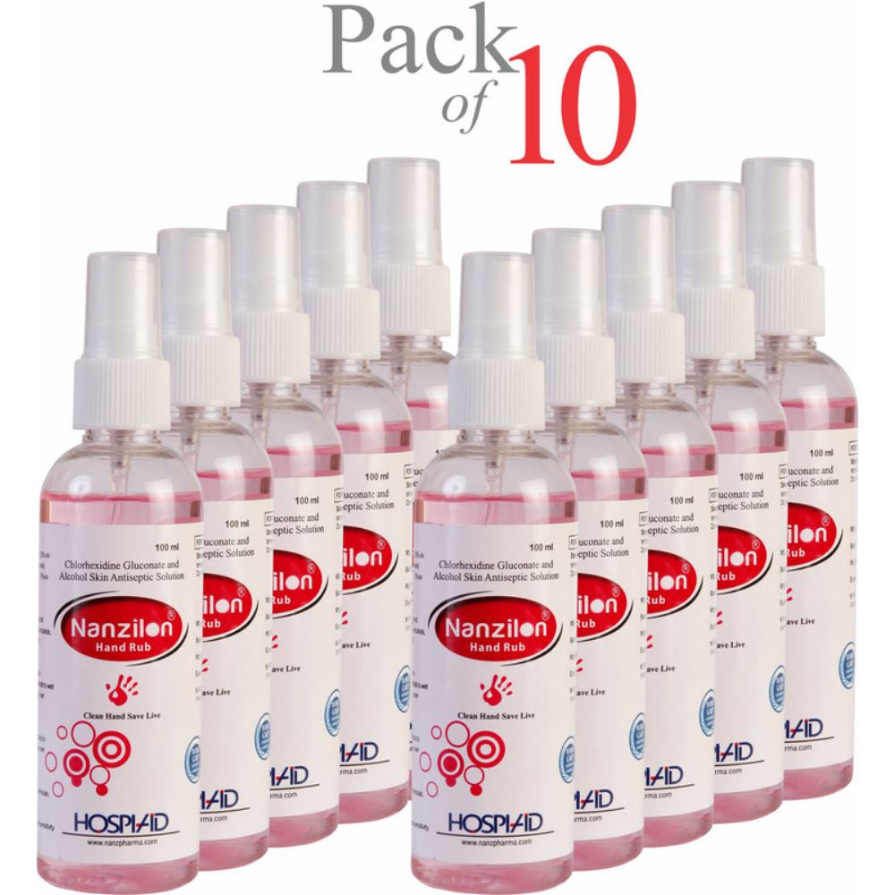 Nanzilon Liquid Handrub Pump (100ml, Pack of 10) Nanzilon Liquid Handrub Pump (100ml, Pack of 10)