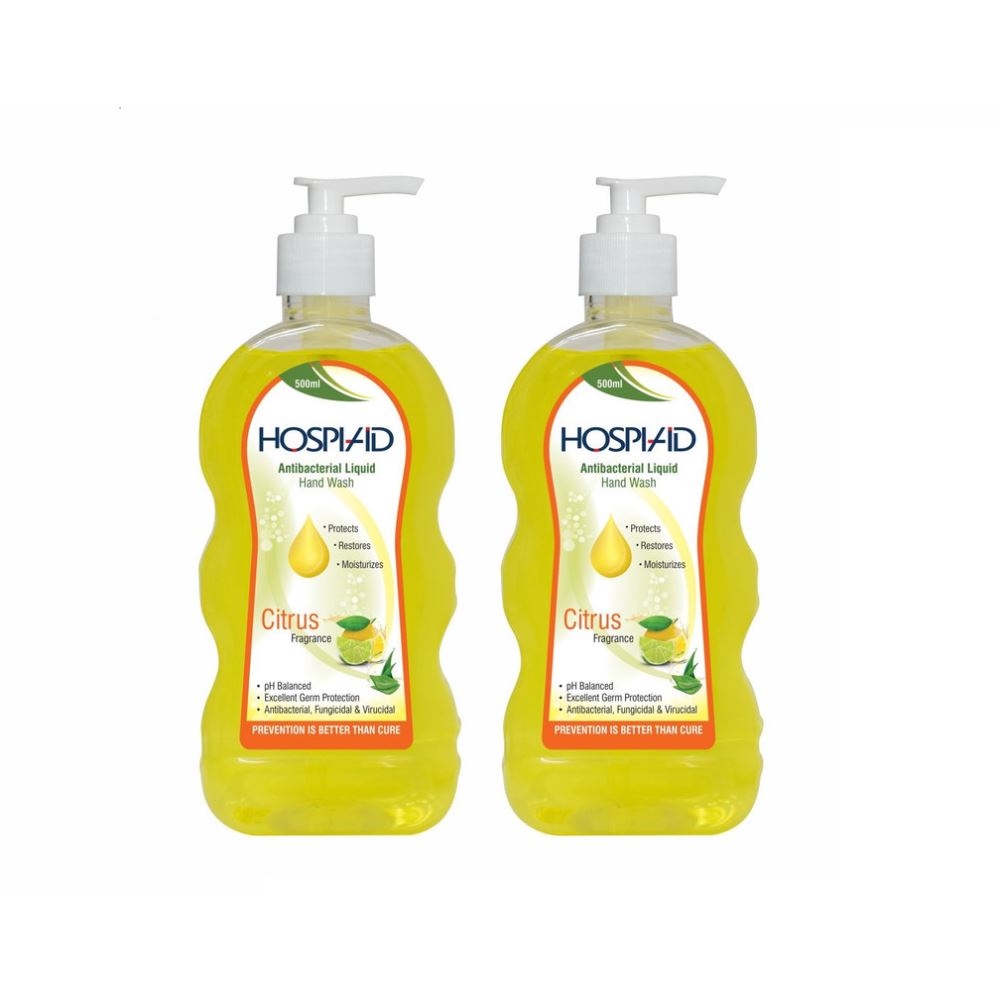 Hospiaid Lemon Hand Wash (500ml, Pack of 2)