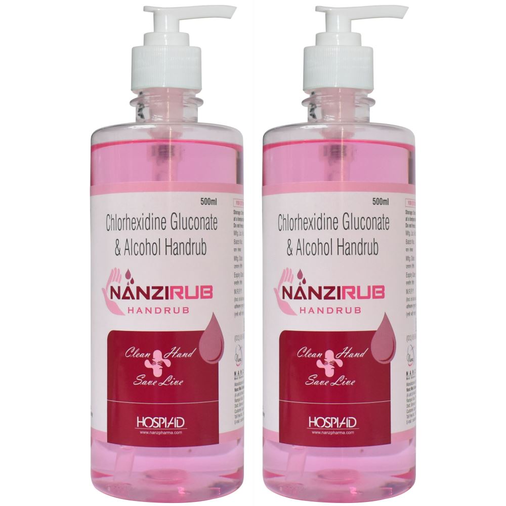 Nanzirub Handrub Clean Hand (500ml, Pack of 2) Nanzirub Handrub Clean Hand (500ml, Pack of 2)