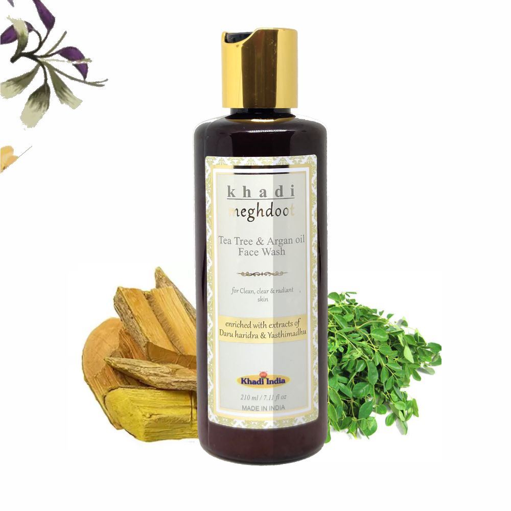 Khadi Meghdoot Tea Tree & Argan Oil Face Wash (210ml) Khadi Meghdoot Tea Tree & Argan Oil Face Wash (210ml)