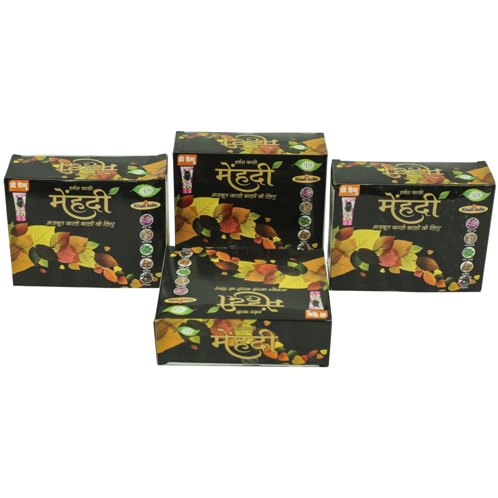 Meghdoot Herbal Kali Mehandi (100g, Pack of 4)