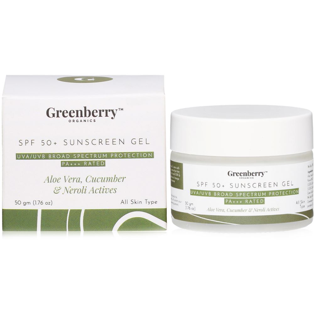 Greenberry Organics Spf 50+ Sunscreen Gel (50g)