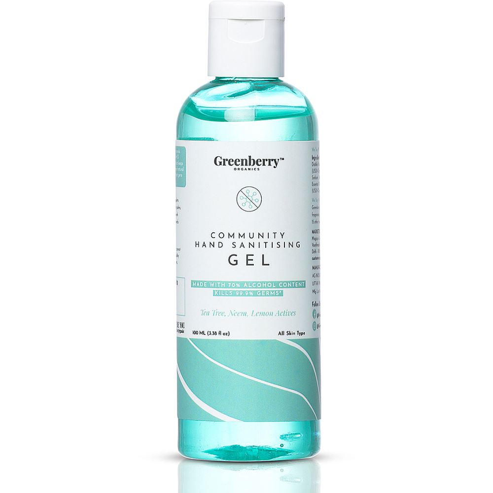Greenberry Organics Community Hand Sanitising Gel (100ml) Greenberry Organics Community Hand Sanitising Gel (100ml)
